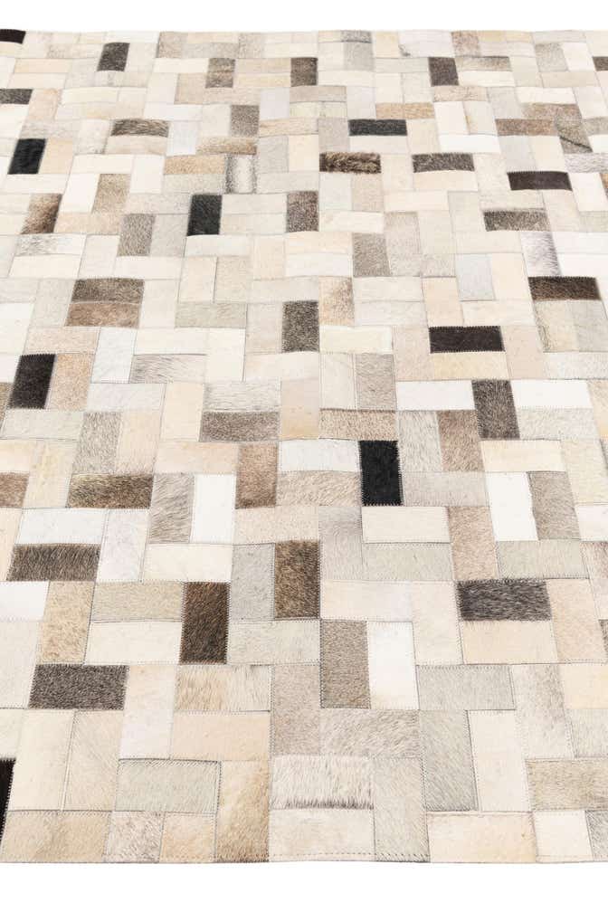 5' x 7' 11 Cowhide Stocks Rug