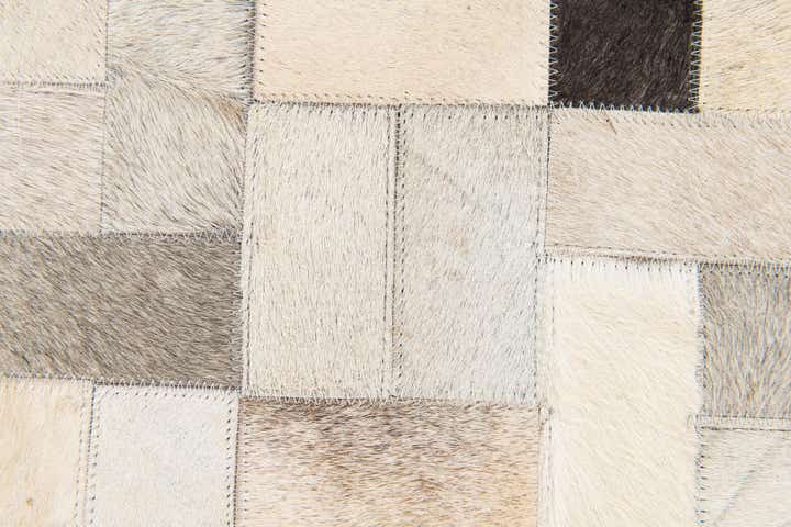 5' x 7' 11 Cowhide Stocks Rug