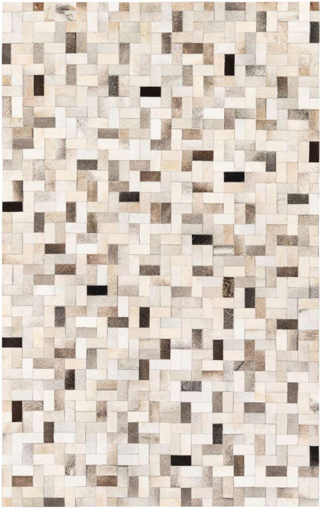 5' x 7' 11 Cowhide Stocks Rug