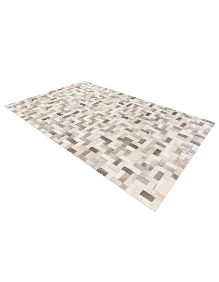 5' 1 x 8' Cowhide Stocks Rug