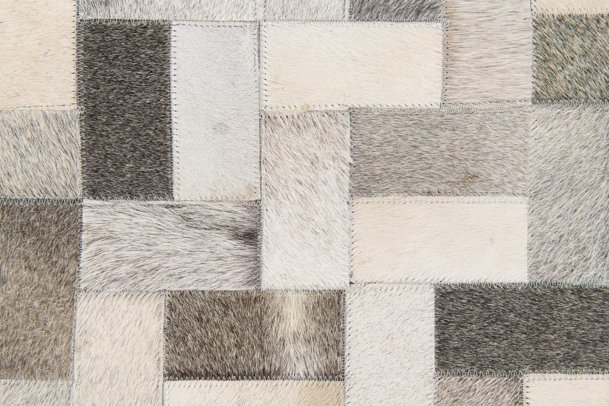 5' 1 x 8' Cowhide Stocks Rug