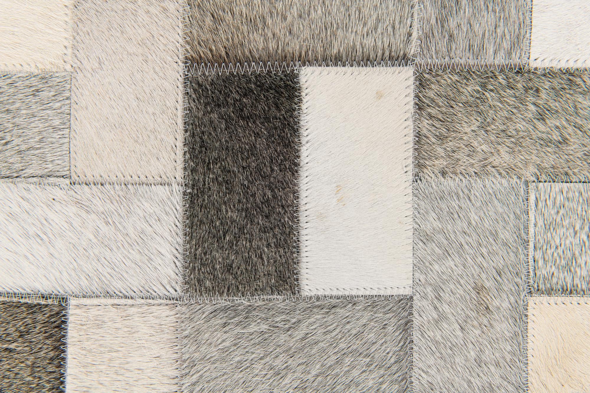 5' 1 x 8' Cowhide Stocks Rug