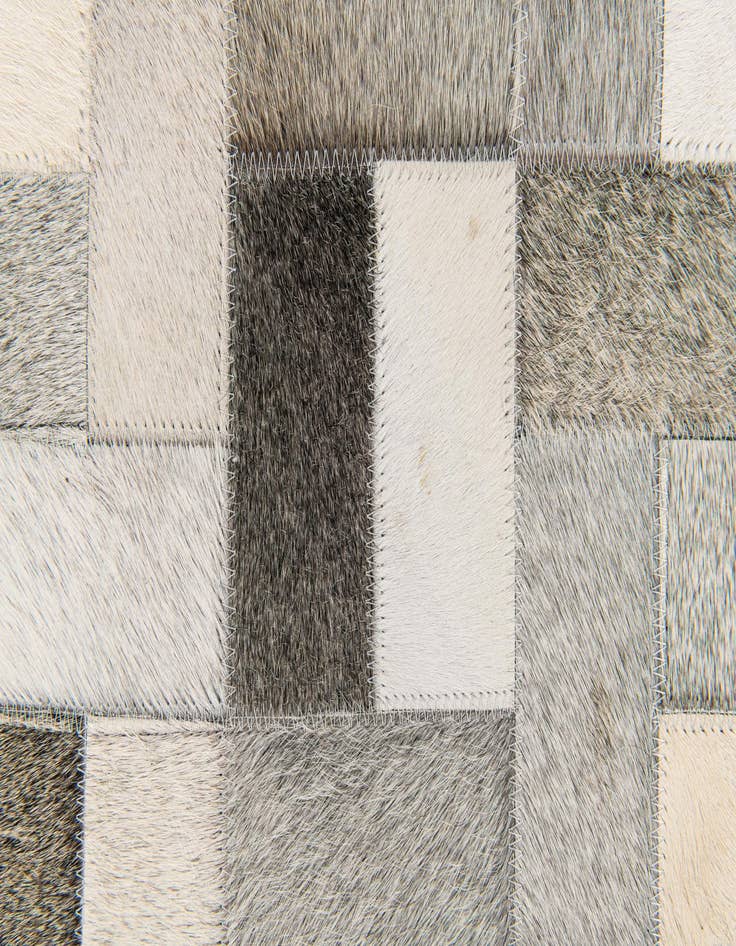 Detail image of 5' 1 x 8' Cowhide Stocks Rug