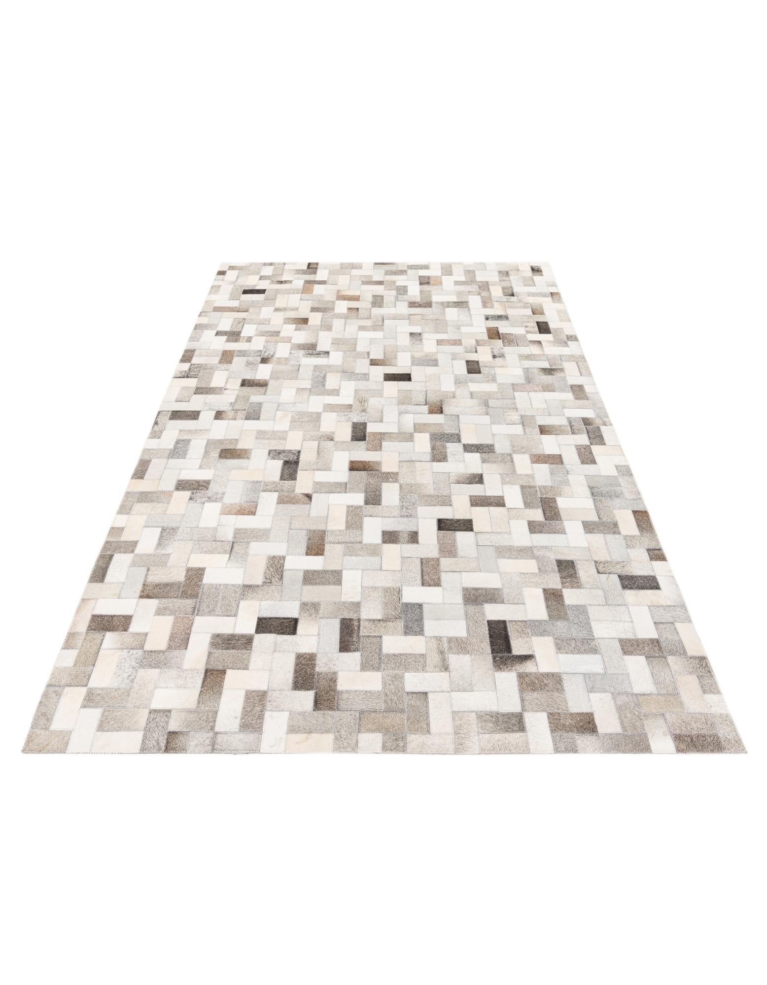 5' 1 x 8' Cowhide Stocks Rug