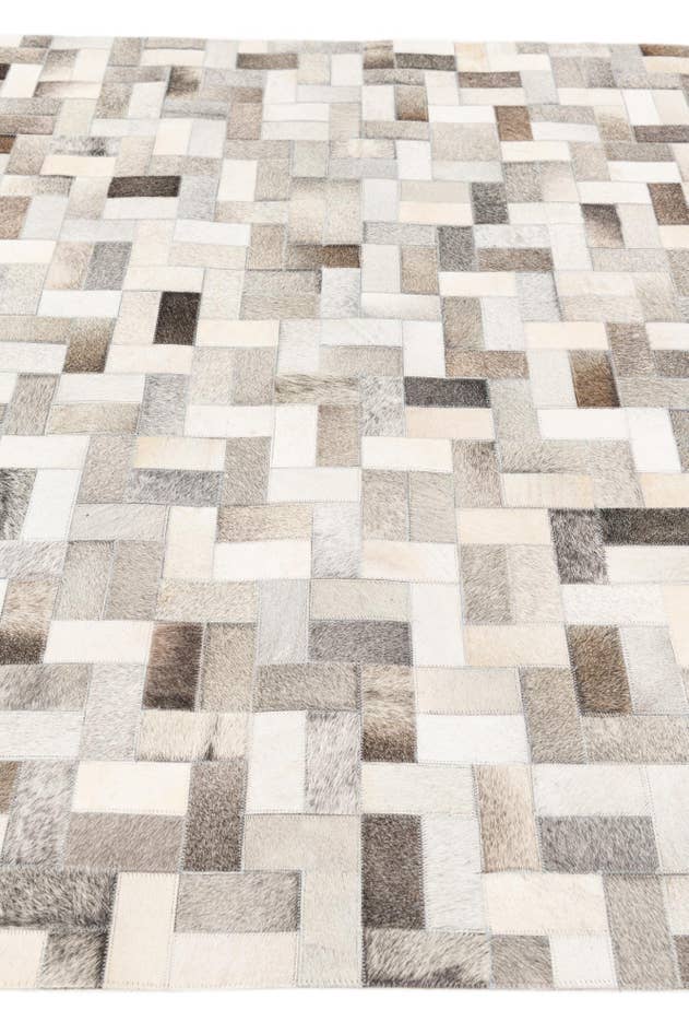 Detail image of 5' 1 x 8' Cowhide Stocks Rug