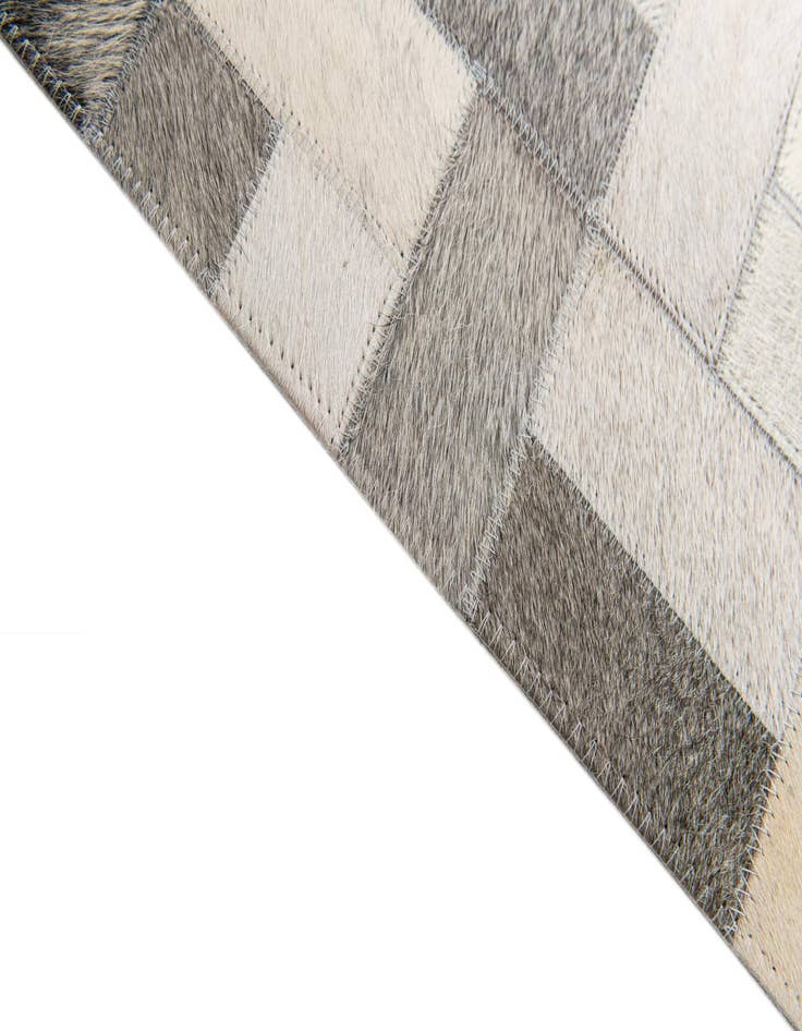 Detail image of 5' 1 x 8' Cowhide Stocks Rug