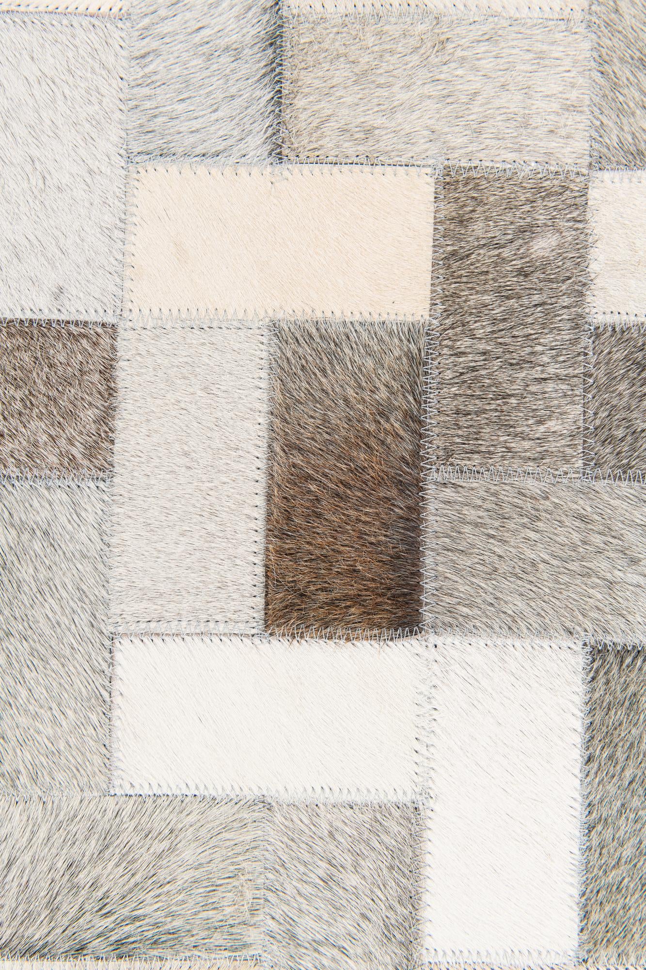 5' 1 x 8' Cowhide Stocks Rug