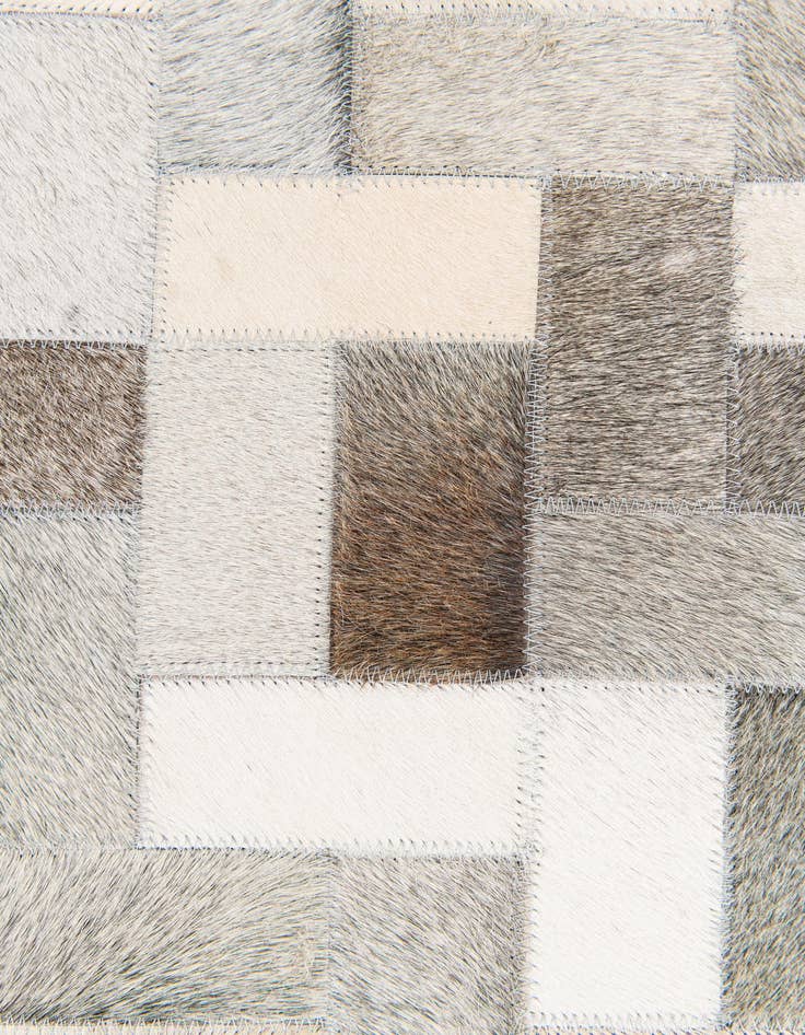 Detail image of 5' 1 x 8' Cowhide Stocks Rug
