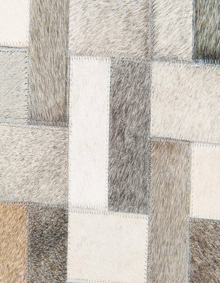 Detail image of 5' 1 x 8' Cowhide Stocks Rug