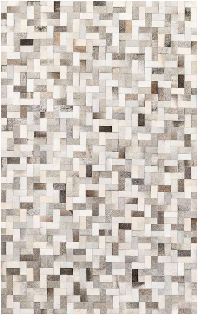 5' 1 x 8' Cowhide Stocks Rug