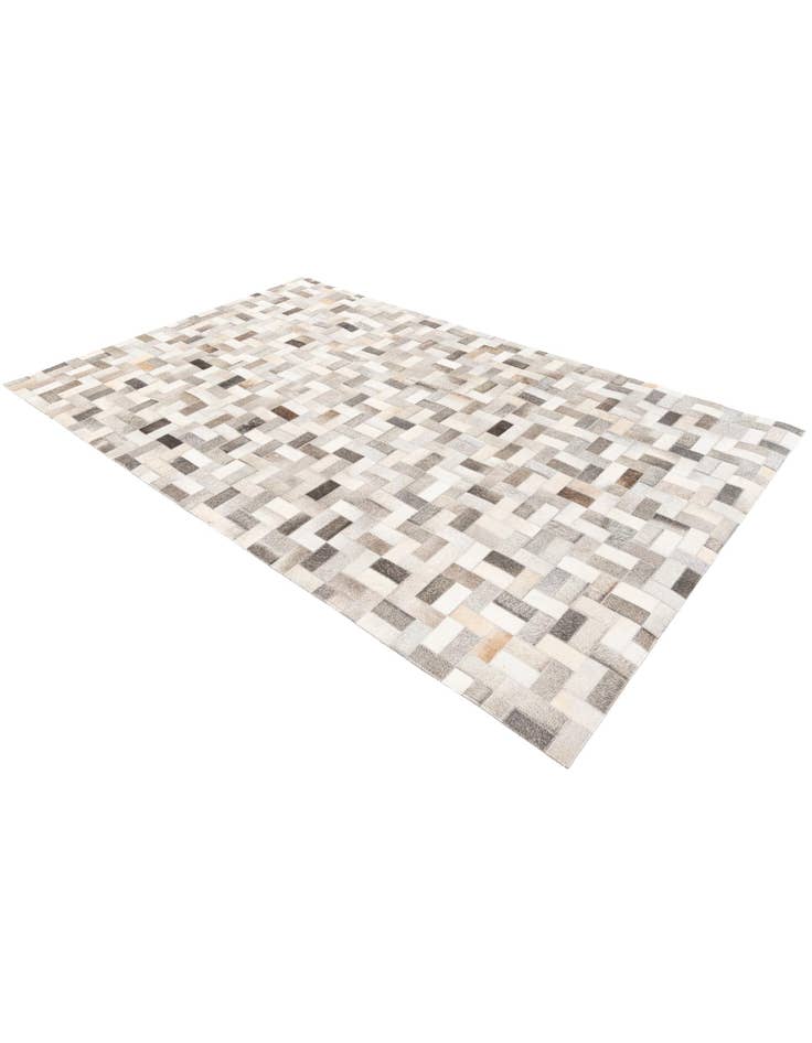 Detail image of 5' x 8' Cowhide Stocks Rug