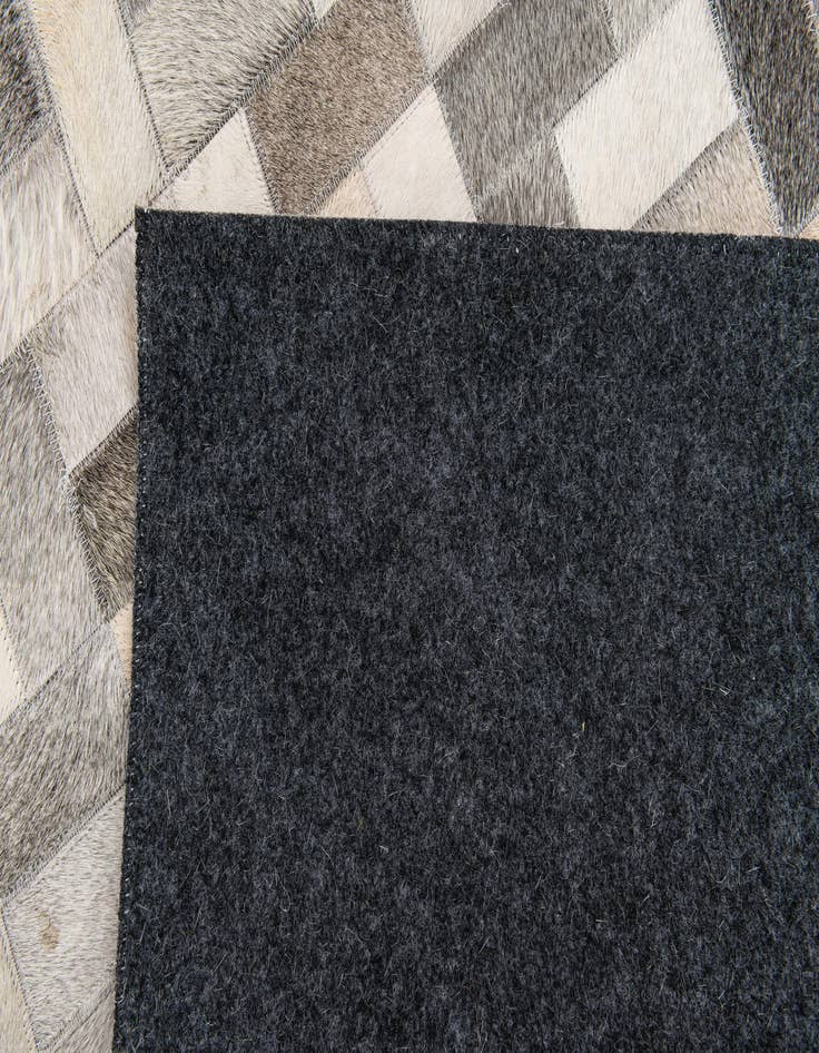 Detail image of 5' x 8' Cowhide Stocks Rug