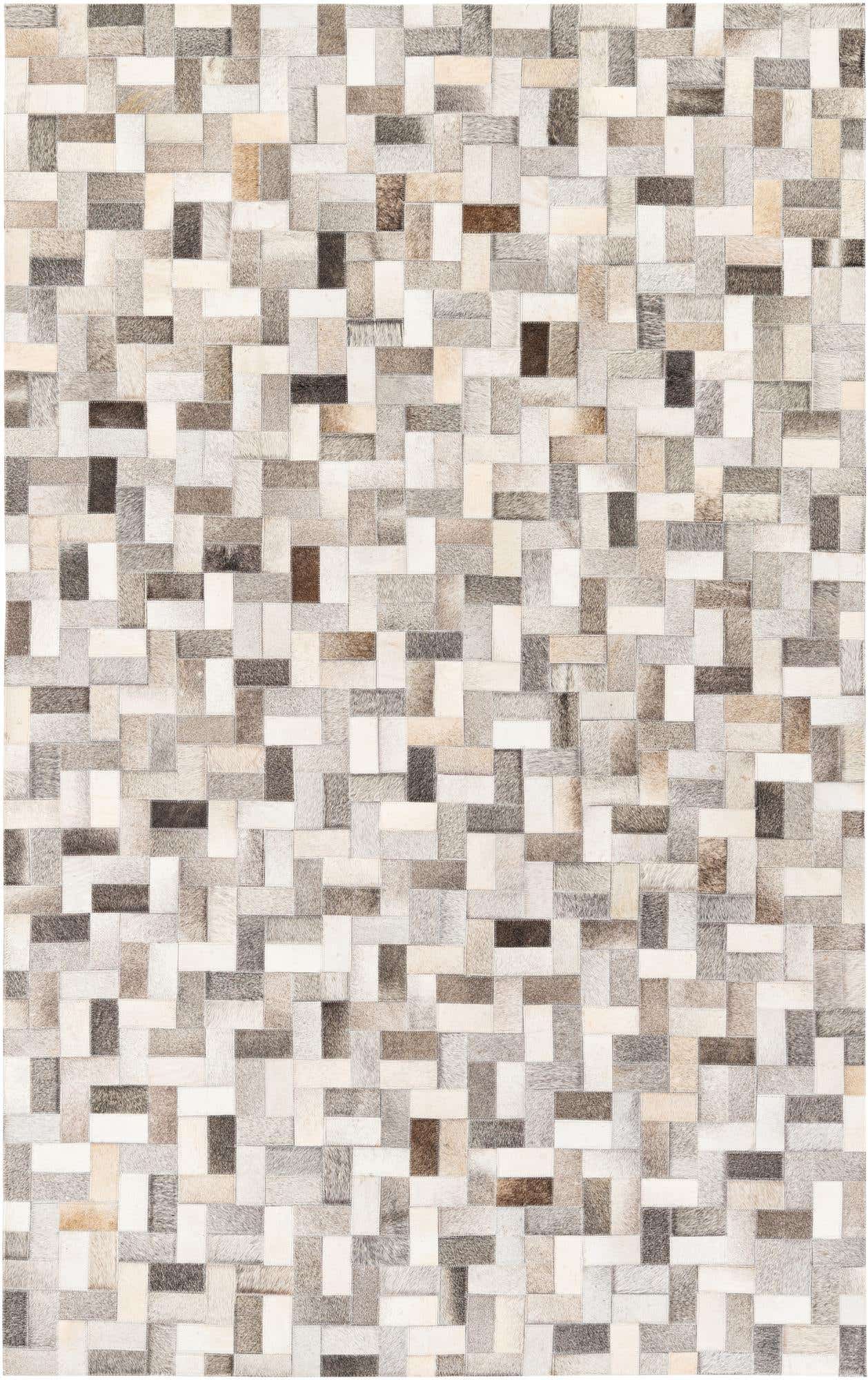 5' x 8' Cowhide Stocks Rug