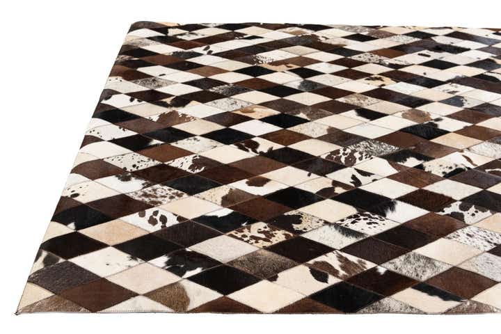5' 1 x 8' 1 Cowhide Stocks Rug