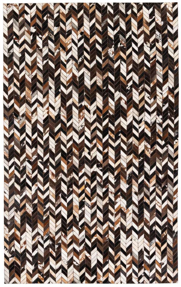 4' 11 x 8' Cowhide Stocks Rug