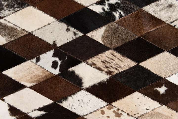 5' 2 x 8' 2 Cowhide Stocks Rug