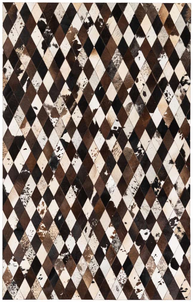 5' 2 x 8' 2 Cowhide Stocks Rug