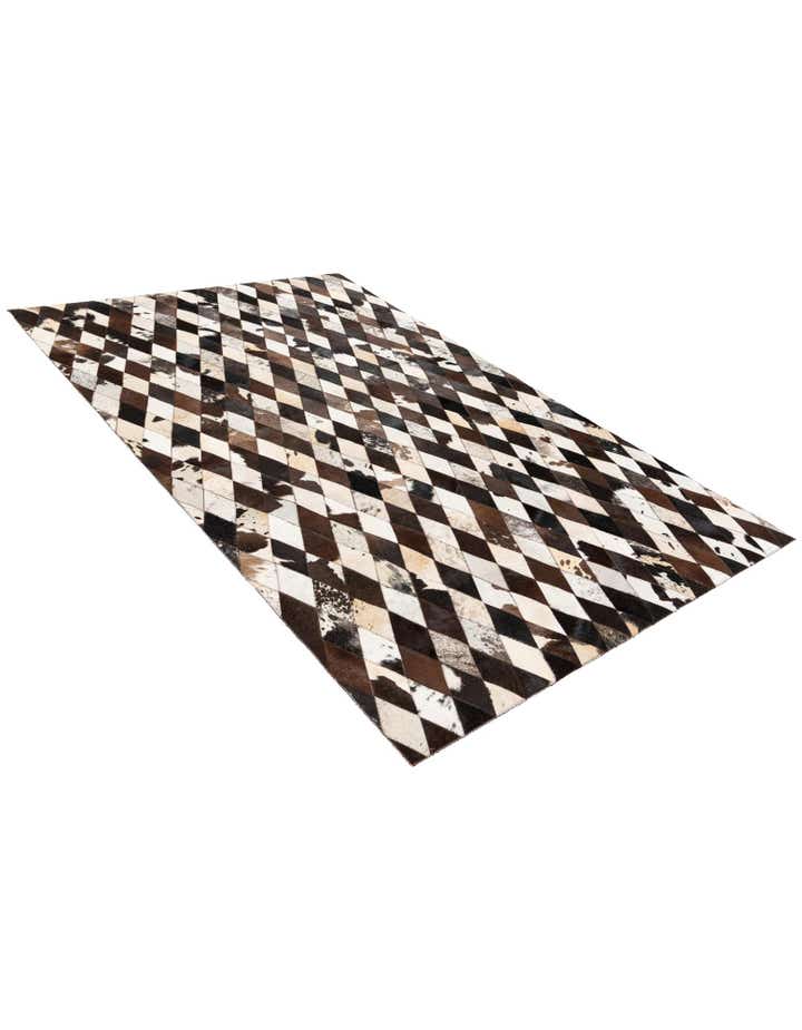 5' 2 x 8' 1 Cowhide Stocks Rug