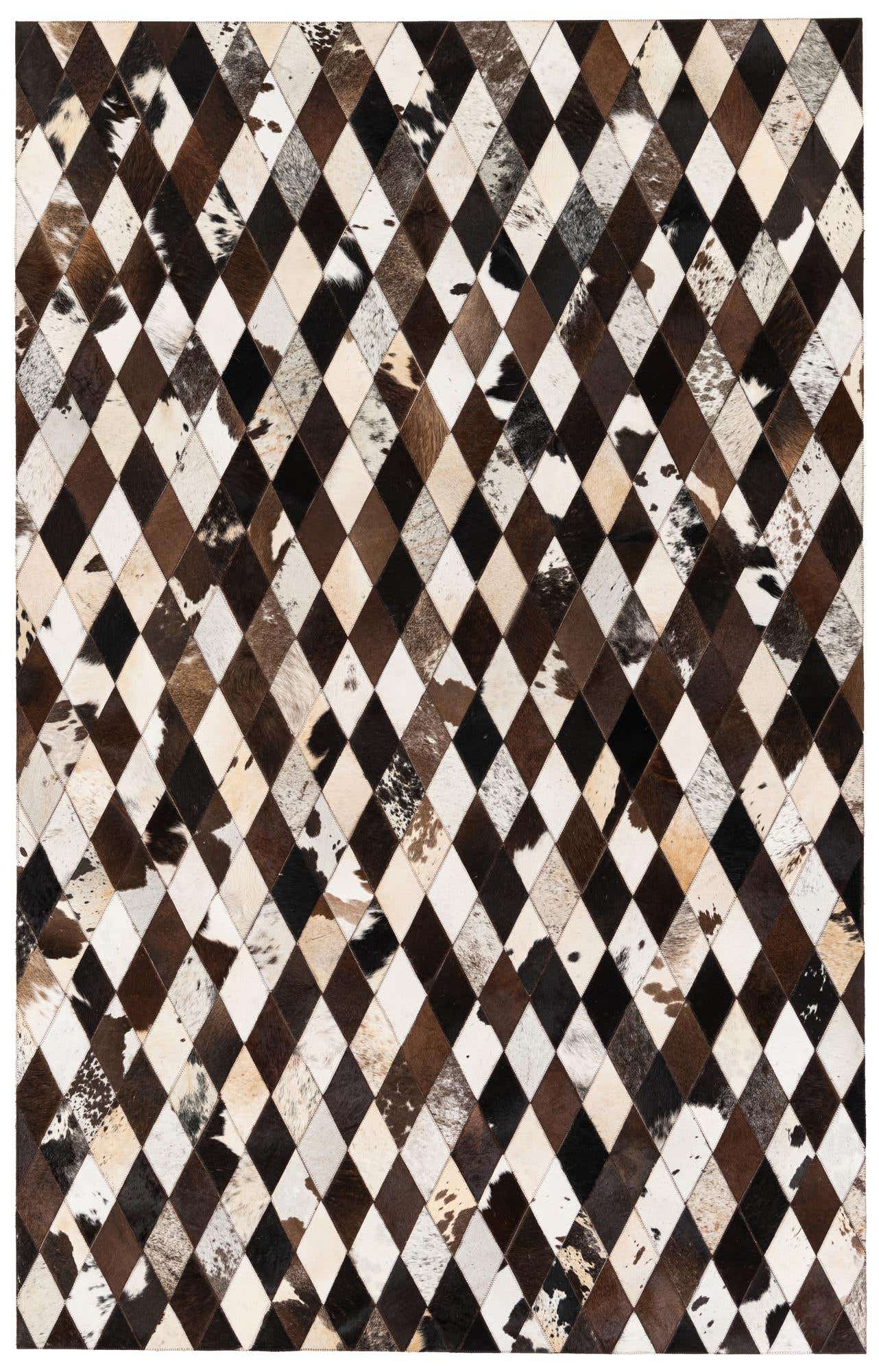 5' 2 x 8' 1 Cowhide Stocks Rug
