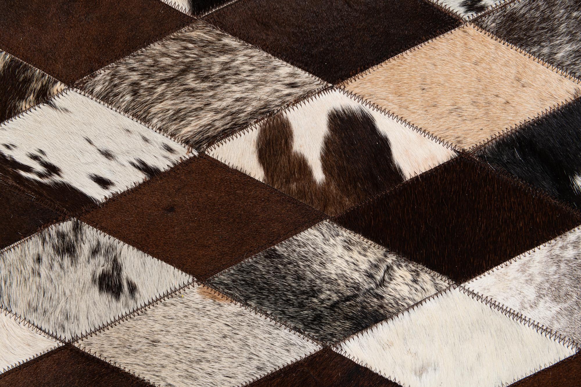 5' 1 x 8' 1 Cowhide Stocks Rug