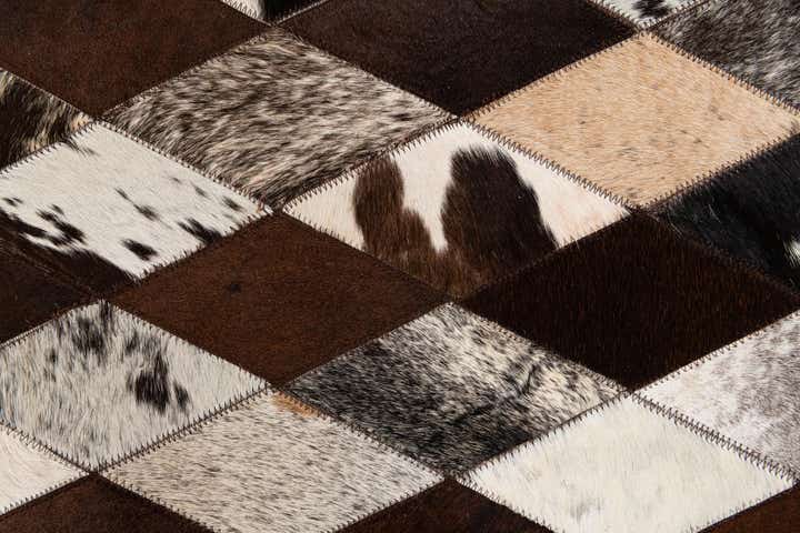 5' 1 x 8' 1 Cowhide Stocks Rug