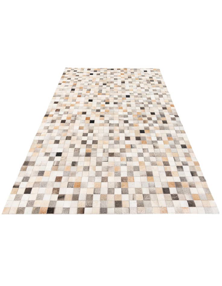 Detail image of 5' 1 x 7' 9 Cowhide Stocks Rug