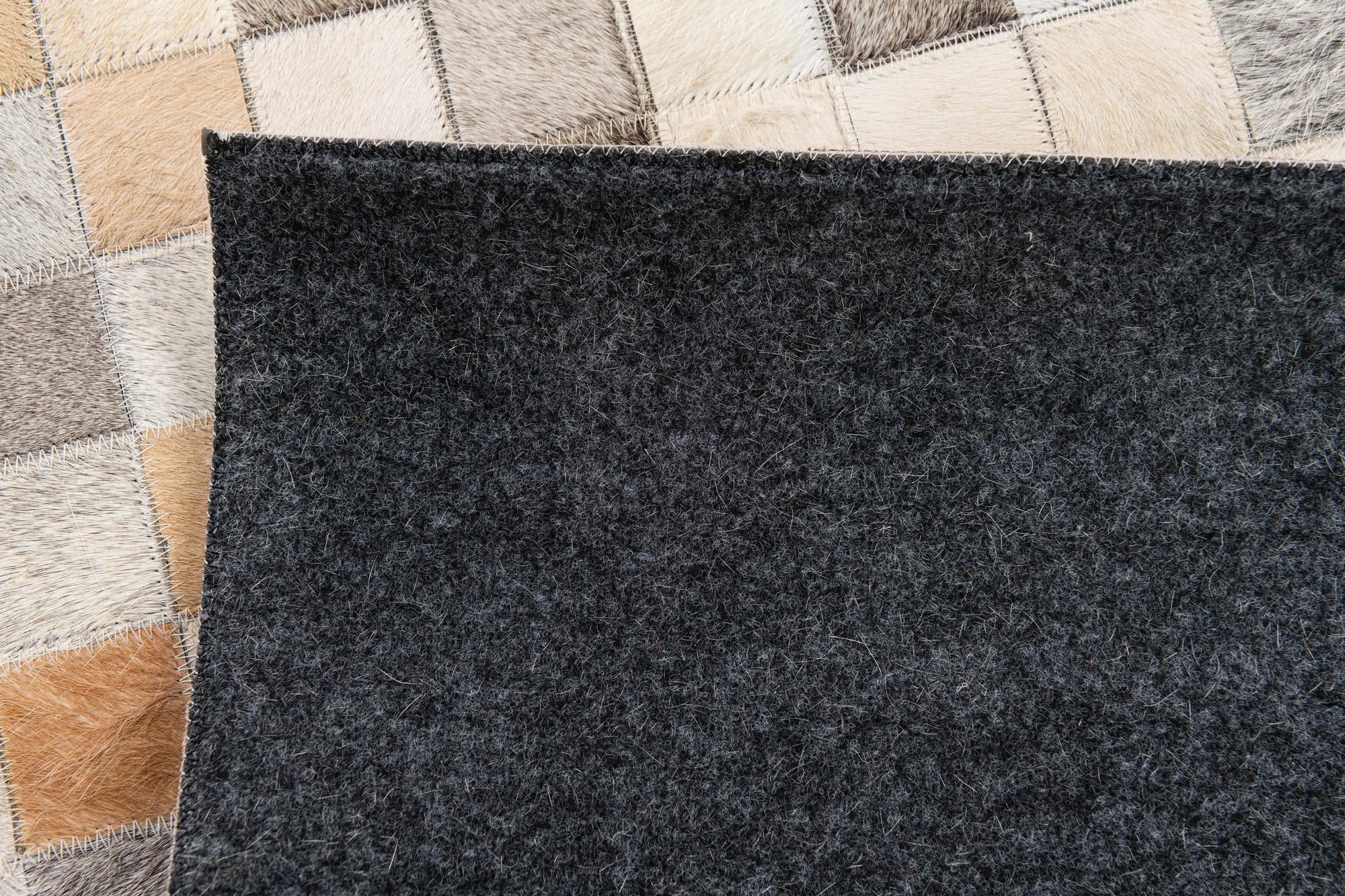 5' 1 x 7' 9 Cowhide Stocks Rug