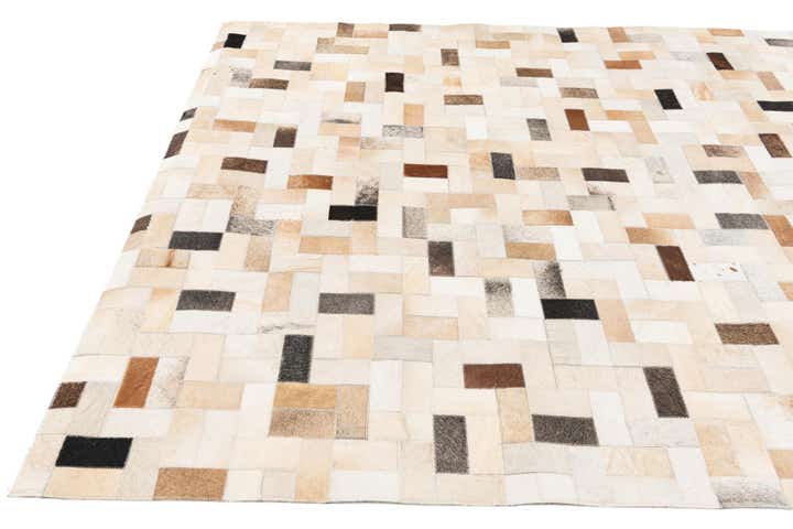 5' 1 x 7' 11 Cowhide Stocks Rug