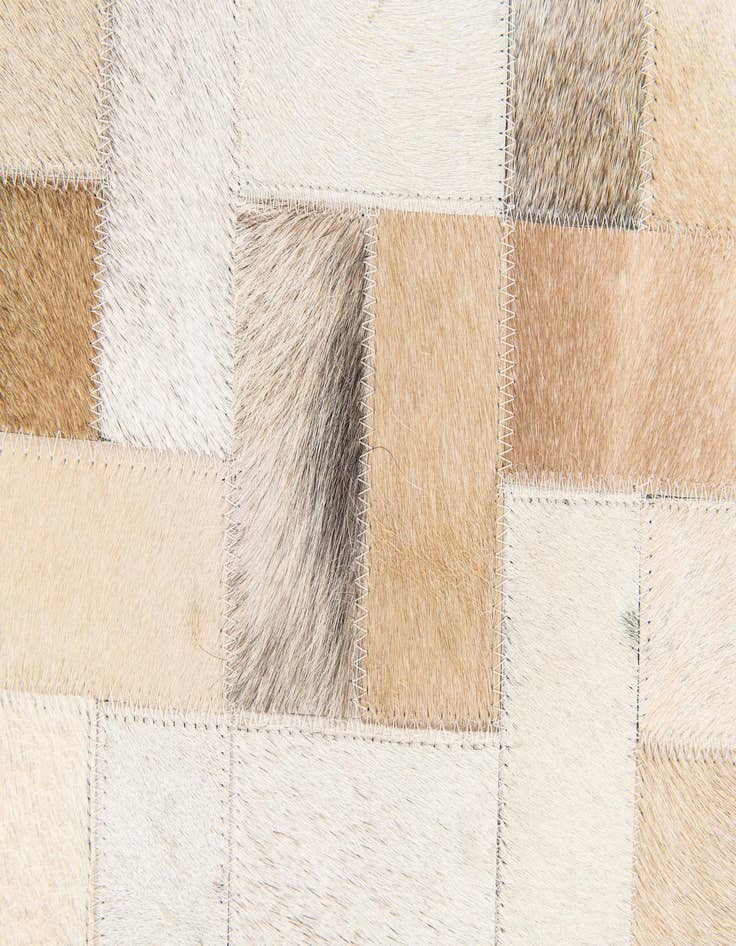 Detail image of 5' 1 x 7' 11 Cowhide Stocks Rug