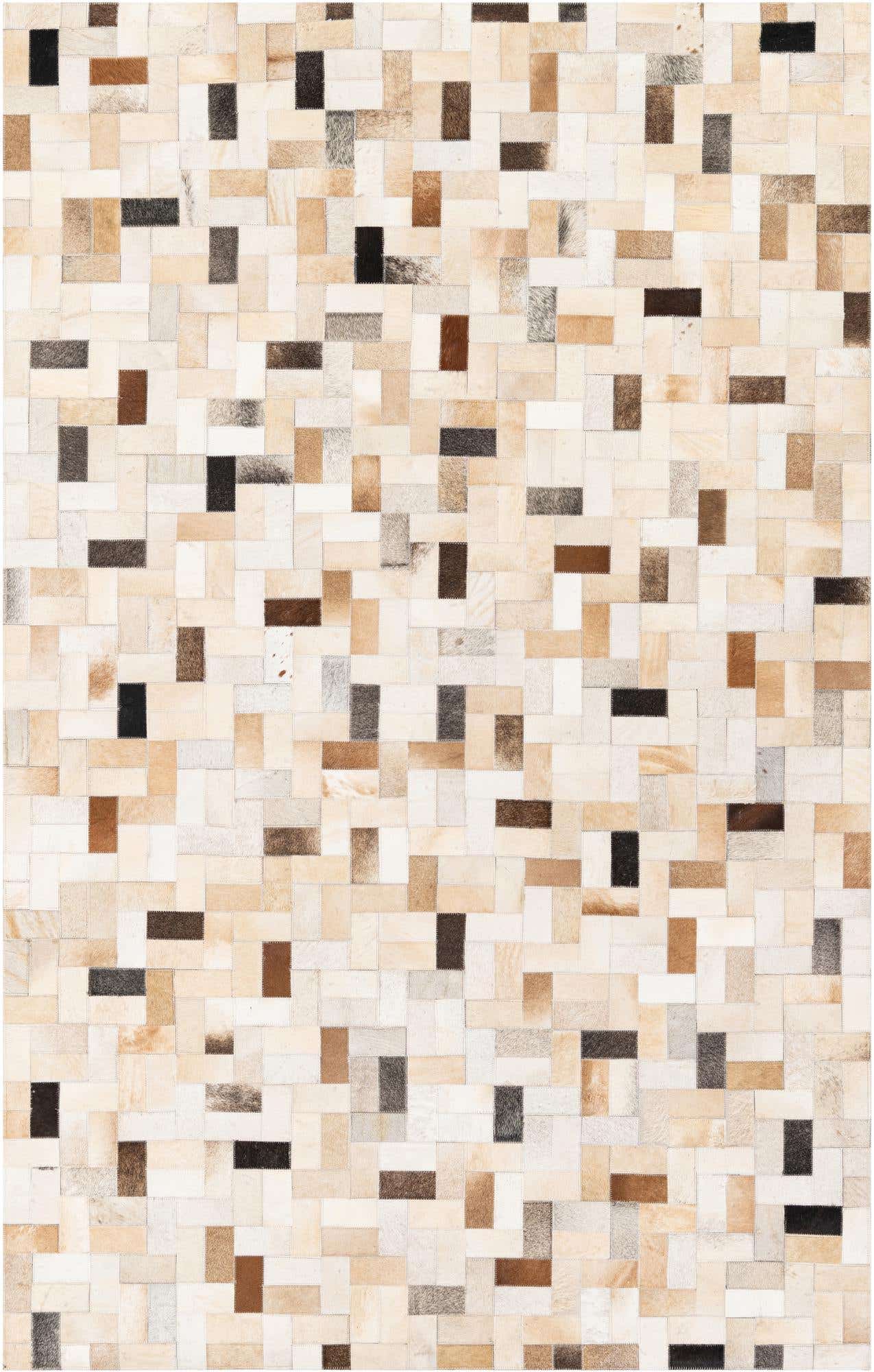 5' 1 x 7' 11 Cowhide Stocks Rug