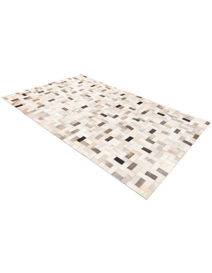 Detail image of 5' x 7' 11 Cowhide Stocks Rug