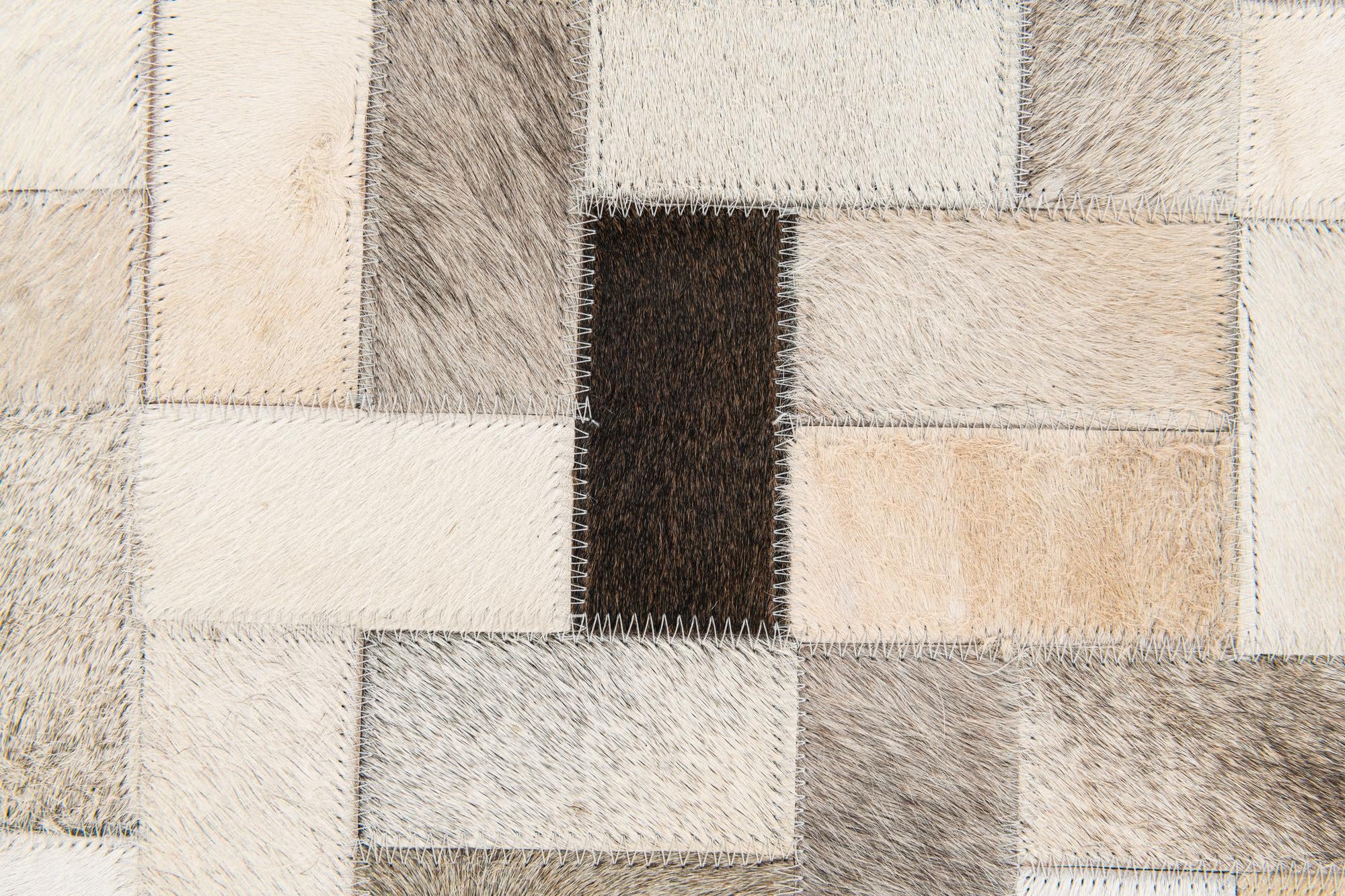 5' x 7' 11 Cowhide Stocks Rug
