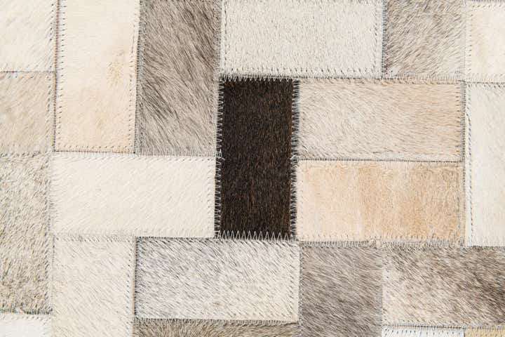 5' x 7' 11 Cowhide Stocks Rug