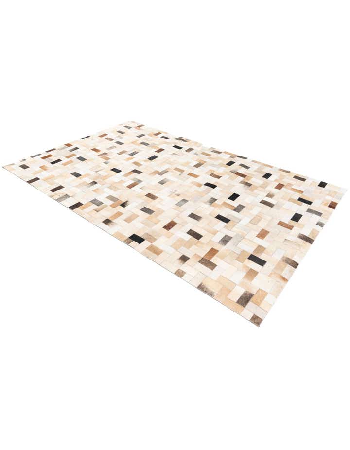 5' 1 x 8' Cowhide Stocks Rug