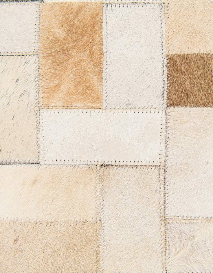 Detail image of 5' 1 x 8' Cowhide Stocks Rug