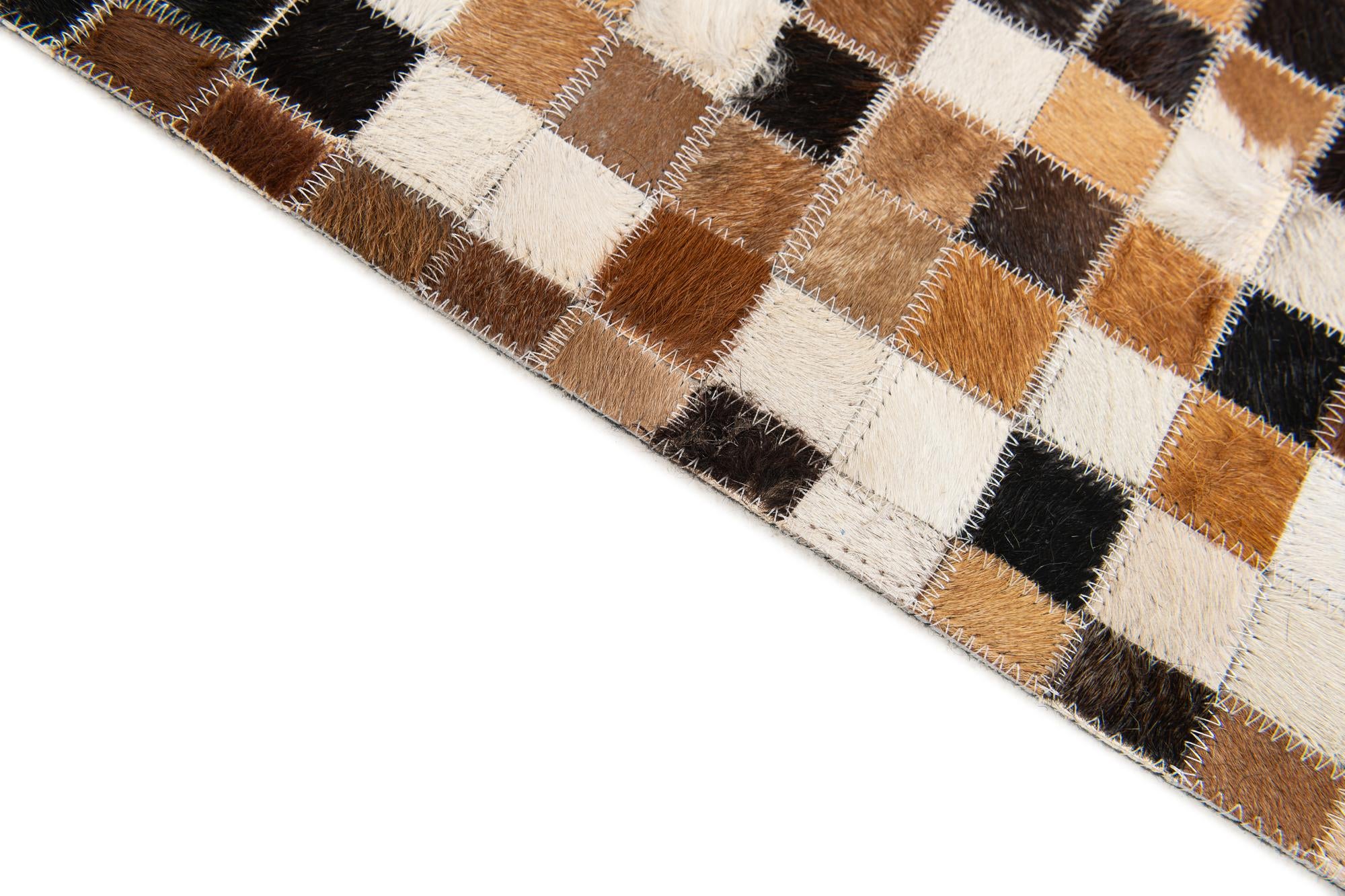 5' 5 x 7' 5 Cowhide Stocks Rug