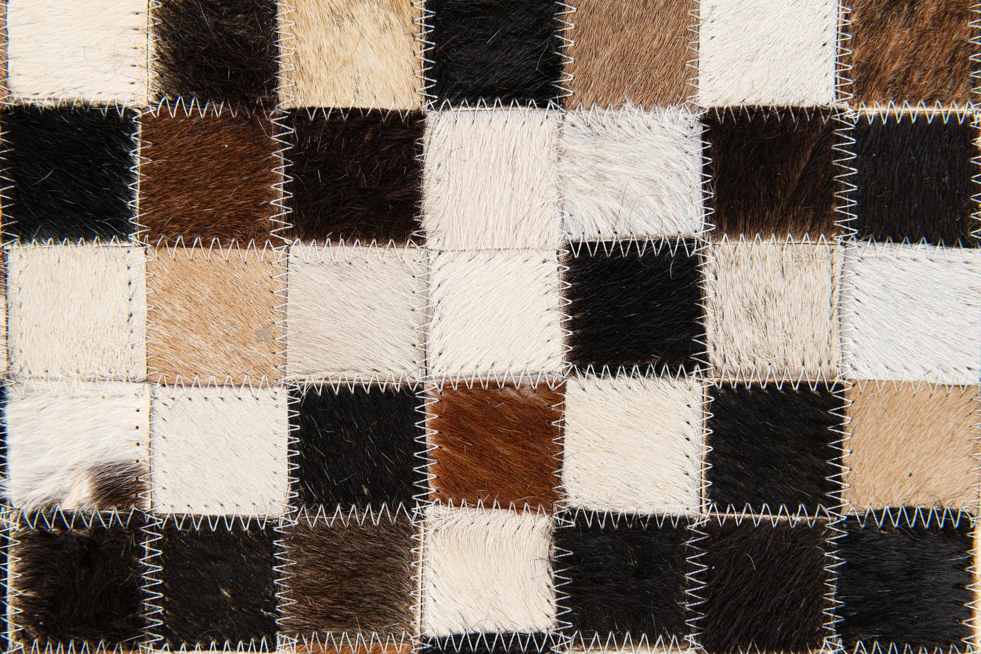 5' 5 x 7' 5 Cowhide Stocks Rug