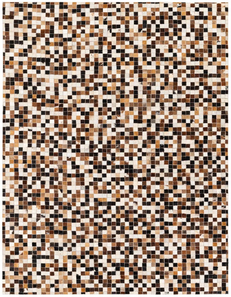 Detail image of 5' 5 x 7' 5 Cowhide Stocks Rug