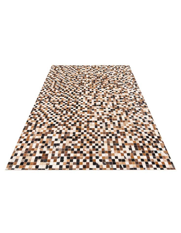 Detail image of 5' 5 x 7' 6 Cowhide Stocks Rug