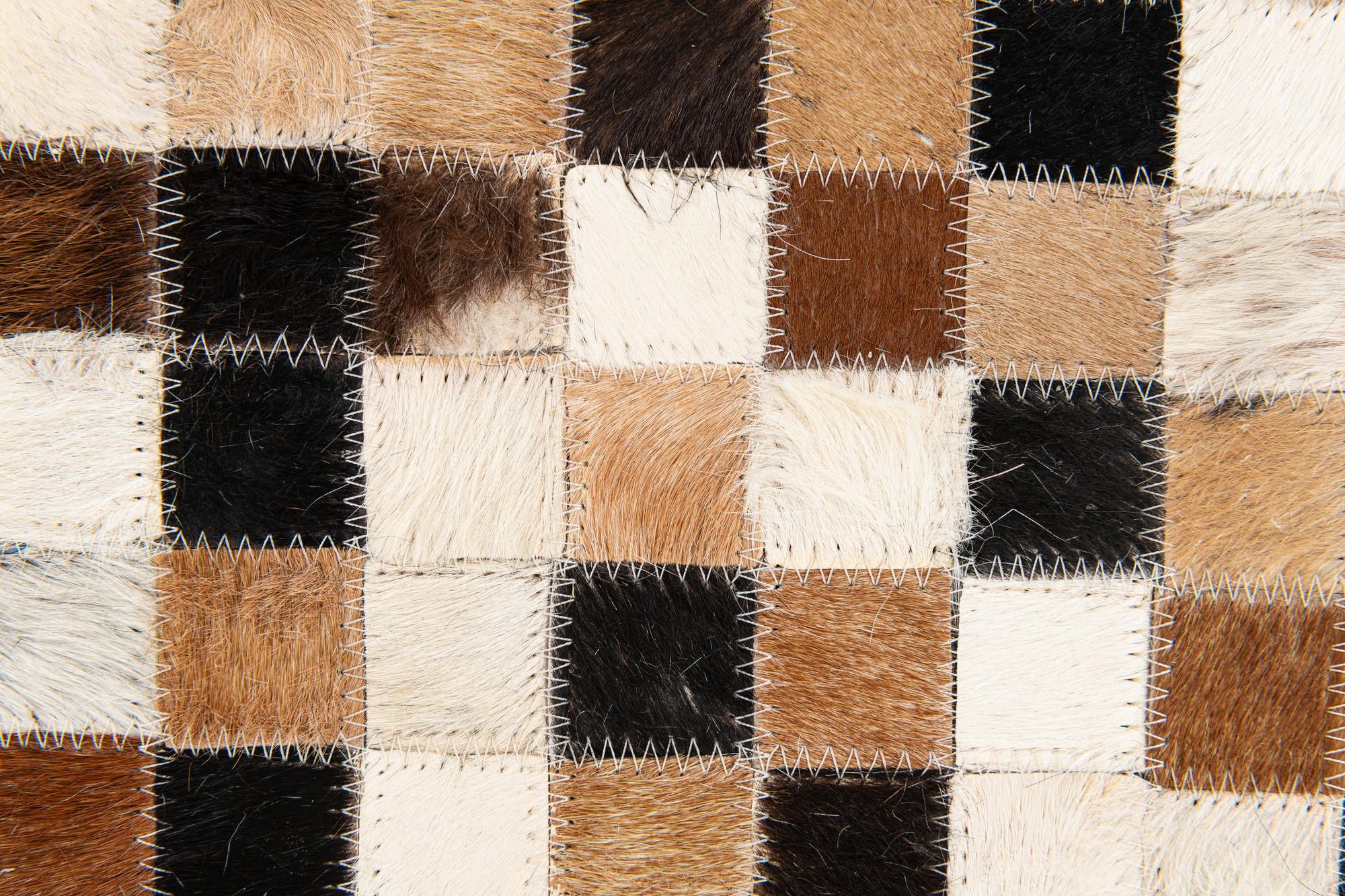 5' 5 x 7' 6 Cowhide Stocks Rug