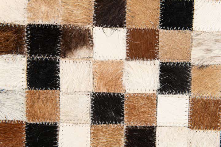 5' 5 x 7' 6 Cowhide Stocks Rug