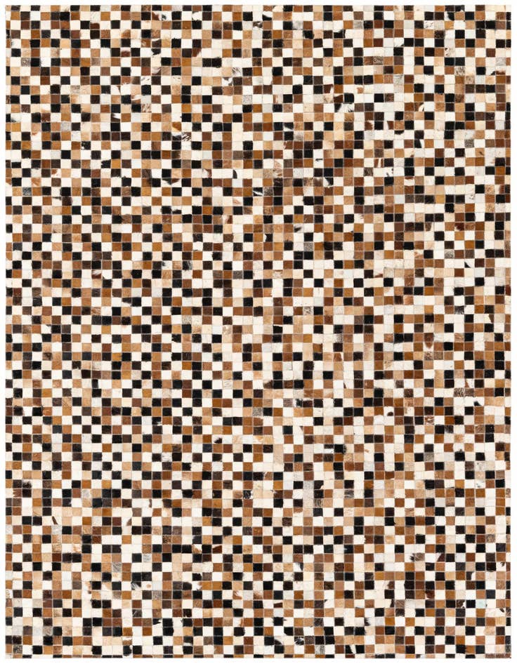 Detail image of 5' 5 x 7' 6 Cowhide Stocks Rug