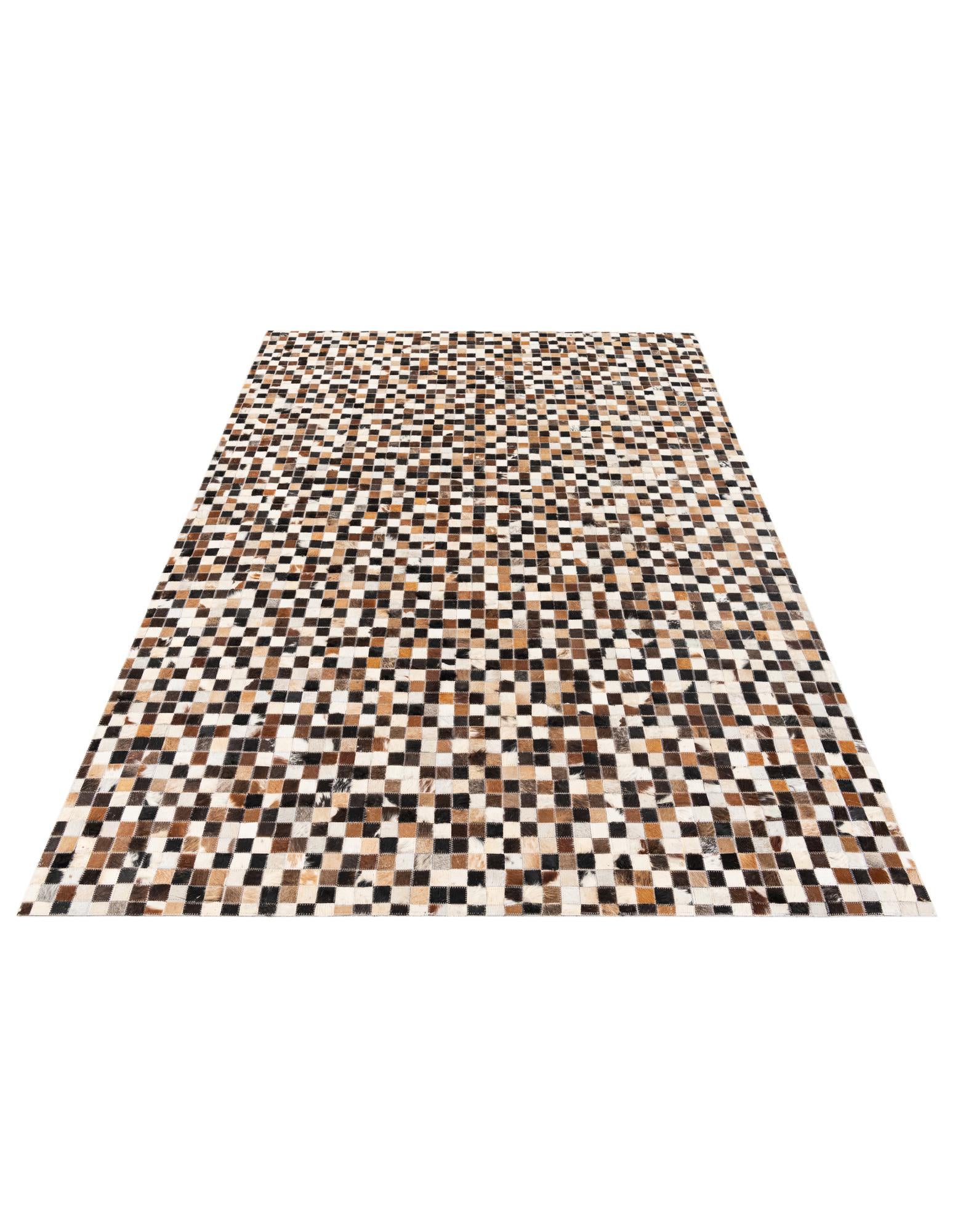 5' 3 x 7' 7 Cowhide Stocks Rug