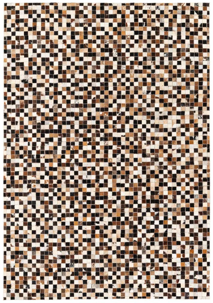5' 3 x 7' 7 Cowhide Stocks Rug