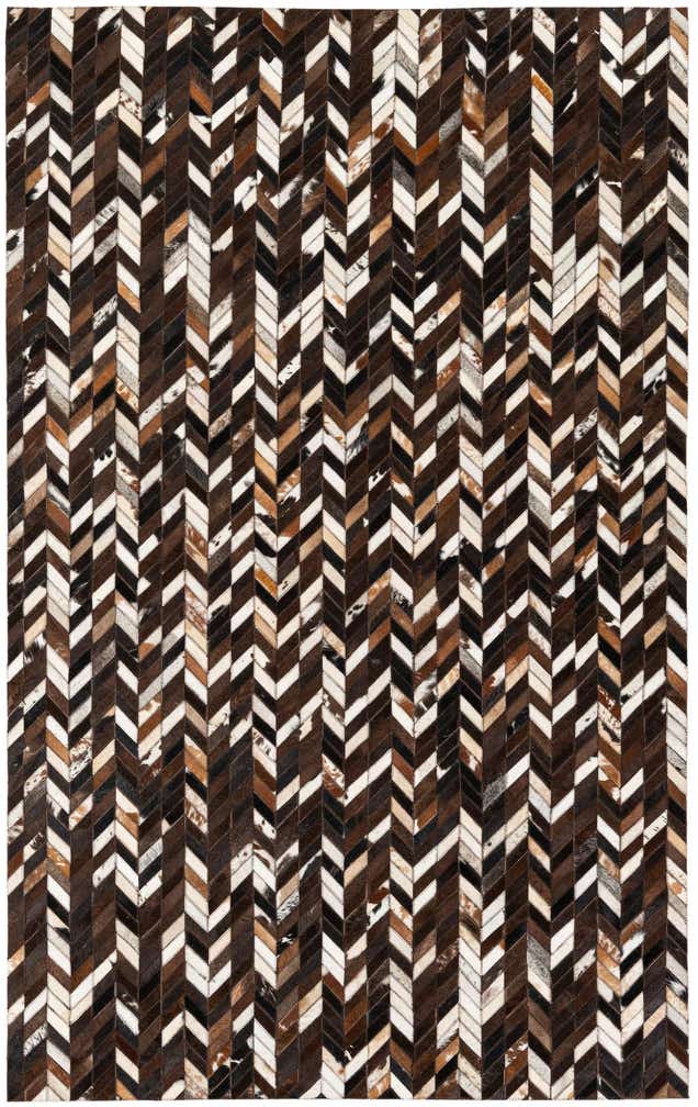 4' 11 x 8' Cowhide Stocks Rug
