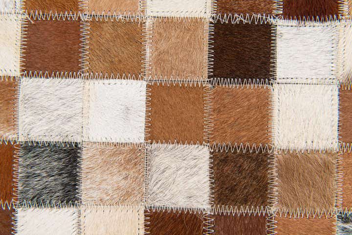 5' 2 x 7' 11 Cowhide Stocks Rug