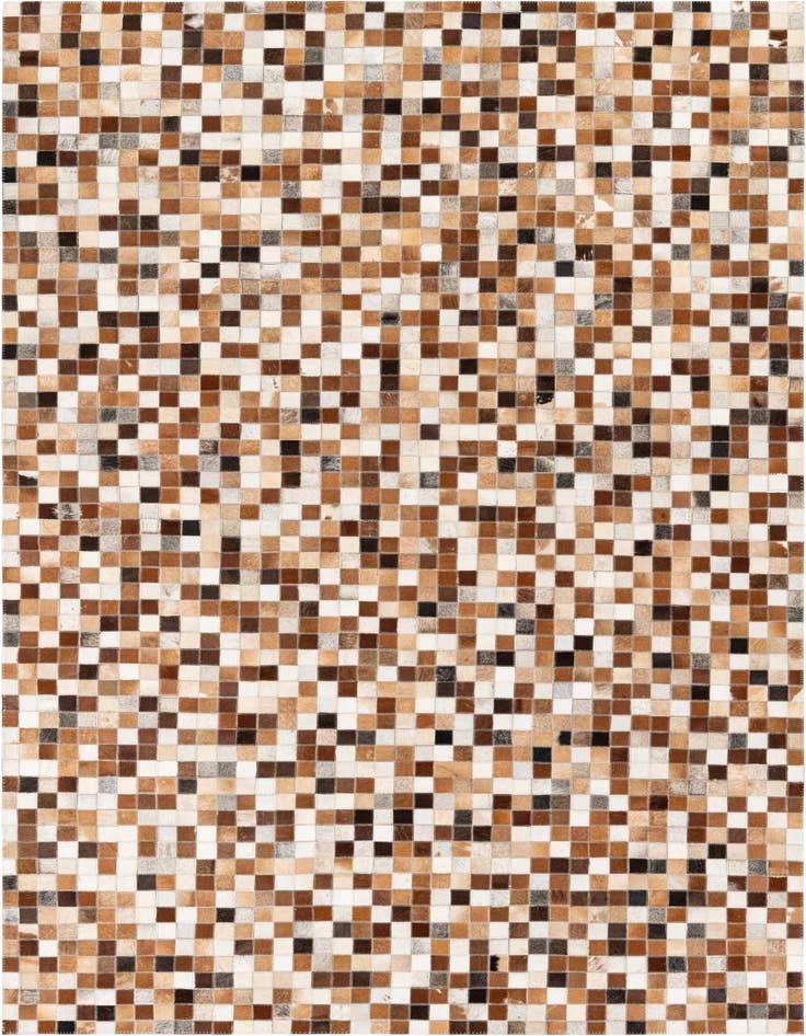 Detail image of 5' 2 x 7' 11 Cowhide Stocks Rug