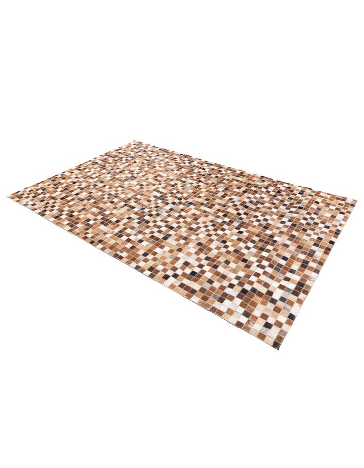 Detail image of 5' x 7' 10 Cowhide Stocks Rug