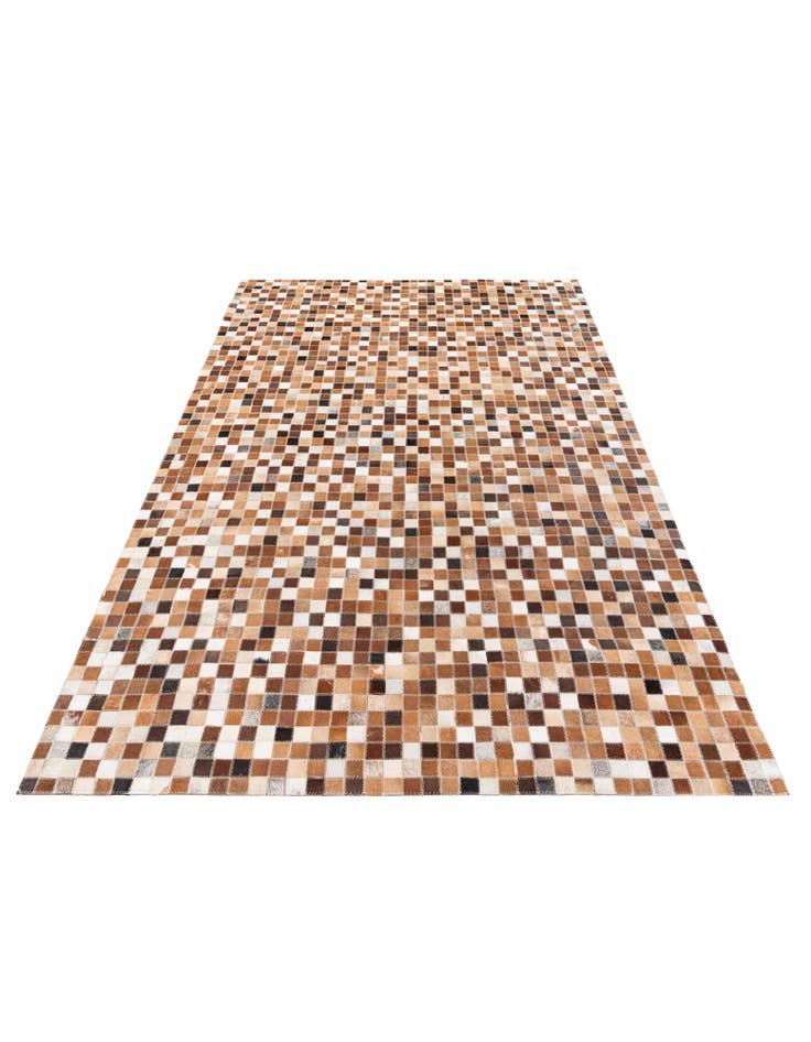 Detail image of 5' x 7' 10 Cowhide Stocks Rug