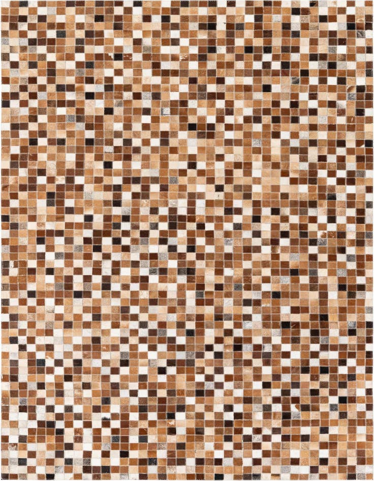 Detail image of 5' x 7' 10 Cowhide Stocks Rug
